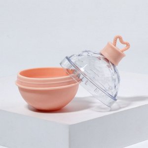 Форма для криомассажёра Сфера, 7 х 9 см, цвет розовый