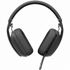 Наушники LOGITECH ZONE Vibe 100, компьютерные, микрофон, беспроводные, чёрные