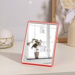 Зеркало настольное прям-к (1) б/увел 10,5*15,5/12*17см пластик МИКС пакет QF 4544261