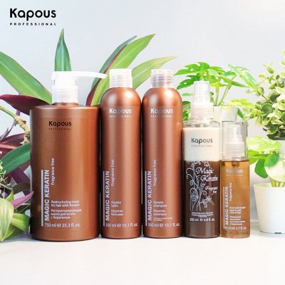 Уход Magic Keratin - Kapous. Шампуни, бальзамы. Краска для волос ...