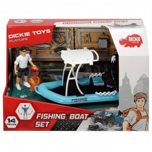 Игрушка PlayLife «Рыбацкая лодка», с фигуркой и аксессуарами