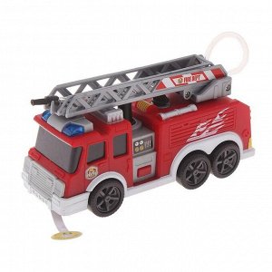 Игрушка «Пожарная машина» с водой, свет, звук, 15см