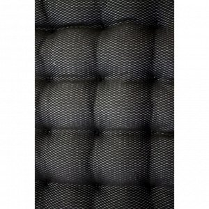 Подушка автомобильная на сиденье с наполнителем из лузги гречихи 35х35 см, чёрный