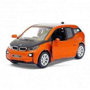 Машина металлическая BMW i3, масштаб 1:36, открываются двери, инерция, МИКС