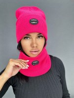 Шапка двойная + снуд
