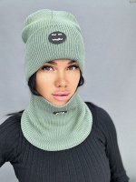 Шапка двойная + снуд