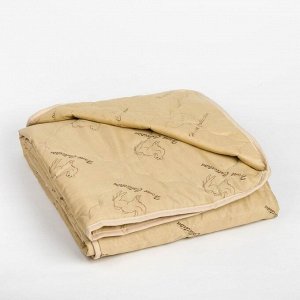 Одеяло облегчённое Адамас "Верблюжья шерсть", размер 140х205 ± 5 см, 200гр/м2, чехол п/э
