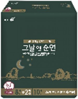 Ночные гигиенические прокладки "Yejimiin Overnight Cotton Organic" с поверхностью из органического хлопка (удлинённые / с крылышками / 41 см) 8 шт. + 2 шт.