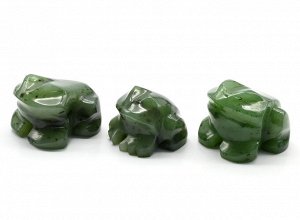 Лягушка из камня нефрит 25*25*20мм