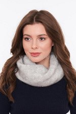 Шарф-Снуд Женский РВ304 (св. серый/белый)