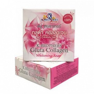 НОВИНКА! Отбеливающее мыло с коллагеном K.Brothers Gluta Collagen Soap (60.00 г)