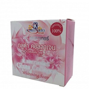 НОВИНКА! Отбеливающее мыло с коллагеном K.Brothers Gluta Collagen Soap (60.00 г)