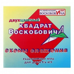 Развивающая игра "Квадрат Воскобовича", 2 цвета