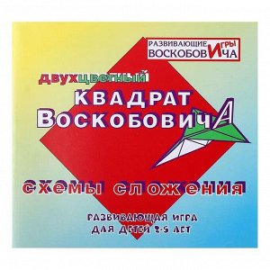 Развивающая игра "Квадрат Воскобовича", 2 цвета + сказка