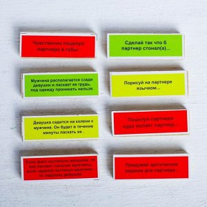 Падающая башня дженга, настольная игра для взрослых, с заданиями, 54 бруска, 18x6.5 см