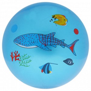 ZABIAKA Мяч детский «Дельфинчики», d=25 см, 60 г, цвет синий