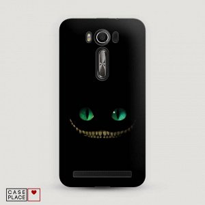 Пластиковый чехол Зеленоглазый чеширский кот на Asus Zenfone 2 Laser ZE550/551KL