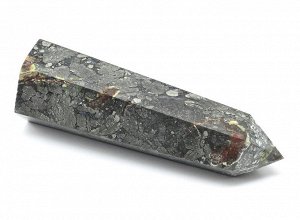 Агат с включениями пирита "Карандаш" 34*34*116мм, 265г