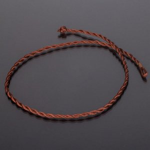 Шнурок для кулона коричневый