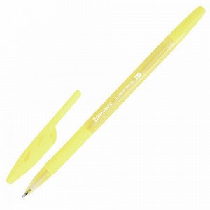 Ручка шариковая с грипом BRAUBERG "ULTRA GT PASTEL", СИНЯЯ, корпус ассорти, линия 0,35 мм, 144053