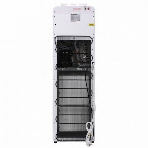 Кулер для воды SONNEN FSC-03AC, напольный, НАГРЕВ/ОХЛАЖДЕНИЕ КОМПРЕССОР, шкаф, 3 крана, белый, 455419