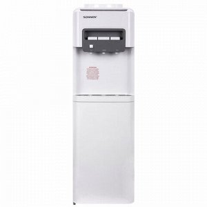 Кулер для воды SONNEN FSC-03AC, напольный, НАГРЕВ/ОХЛАЖДЕНИЕ КОМПРЕССОР, шкаф, 3 крана, белый, 455419