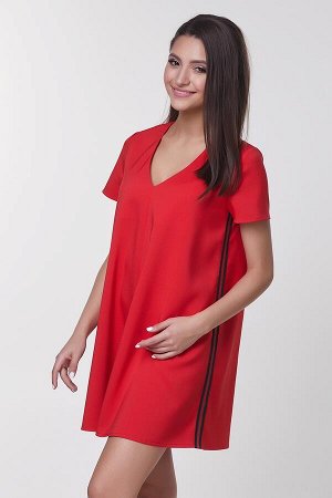 Платье Брук №1.Цвет:красный