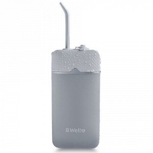 Ирригатор для полости рта (НДС 10%) B.WELL PRO-913, портативный, емкость резервуара 0,15 л, 1 насадка, бело-серый