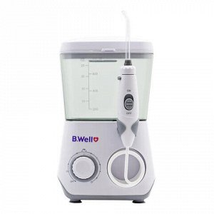 Ирригатор для полости рта (НДС 10%) B.WELL WI-933, стационарный, емкость резерв 0,8 л, 8 насадок, белый