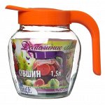 Кувшин-амфора 1,5 л &quot;Мандарин&quot;, с крышкой