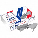Скобы для степлера №24/6 (1000шт) Attomex оцинкованные 4141300