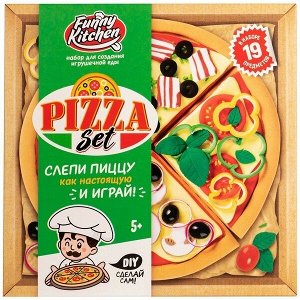 Наборы модели «Slime Лаборатория» Funny Kitchen Pizza set, в/к 21*21*4,5 см