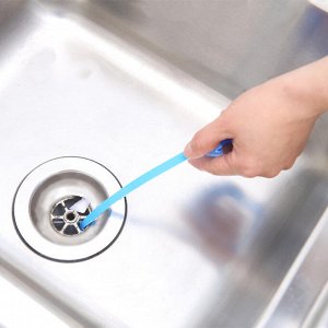 Инструмент для очистки стоков и устранения засоров на кухне и в ванной