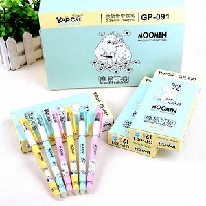 Ручка "Пиши-Стирай" Moomin со стирающимися черными чернилами