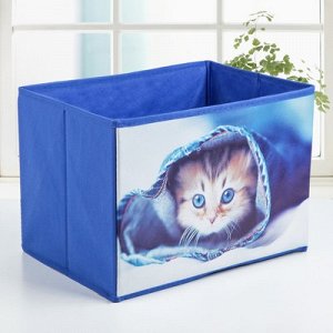 Короб для хранения 26х26х25 см "Котёнок"