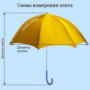 Зонт детский с ушами «Привет», Ø 70 см, Микки Маус