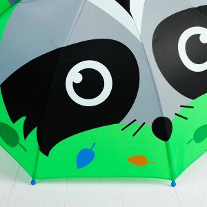 Зонт детский фигурный «Енот»