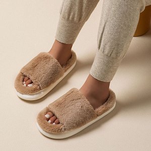 Тапочки домашние, женские, открытые