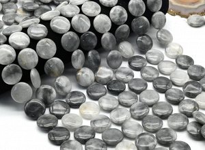 Бусины из кварца льдистого круг 21мм, 41см, 20 бусин