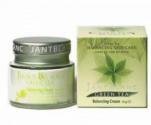 Jant Blanc Крем для лица, для поддержания гидро - липидного баланса кожи с экстрактом зелёного чая, 50 гр