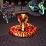 3d игрушка антистресс &quot;Змея 2025&quot;, шарнирная. 9046651