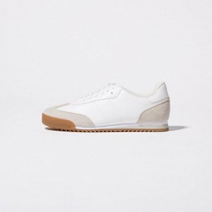 UNIQLO - кроссовки с замшевыми вставками - 01 OFF WHITE