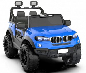 Электромобиль на аккум.,р/у , 12V4,5AH, 380W*2 шт. цв.синий ,115*76*72 см