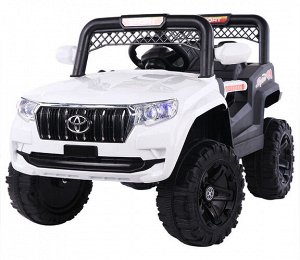 Электромобиль на аккум.,р/у , 12V4,5AH, 380W*2 шт. цв.,белый ,110*68*67 см