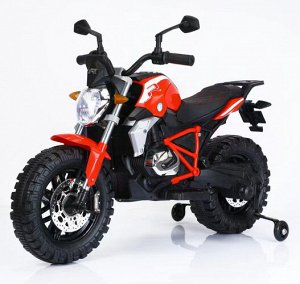Электромотоцикл на аккум. 6V-4 AH*2, 1 мотор (550W) цв.красный 122*55*80 (h) см