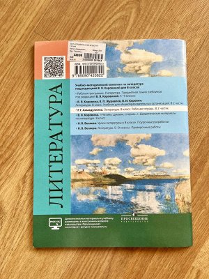 Литература Рабочая тетрадь 8 класс в 2 ч Часть 2