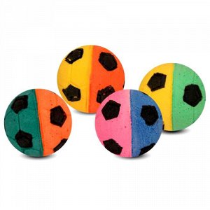 Triol Игрушка д/кош Мяч футбольный двухцветный поролон