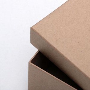 Набор коробок 4 в 1 «Крафт однотонный», 15x11x7 - 9x5x4 см