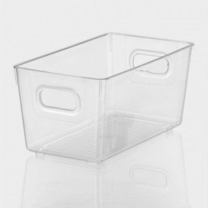 Контейнер для холодильника RICCO, 23,5x13x11 см, цвет прозрачный