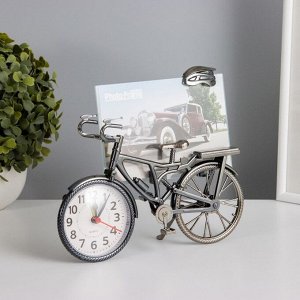 Фоторамка пластик с часами "Велосипед" 10х15 см, 18х22 см